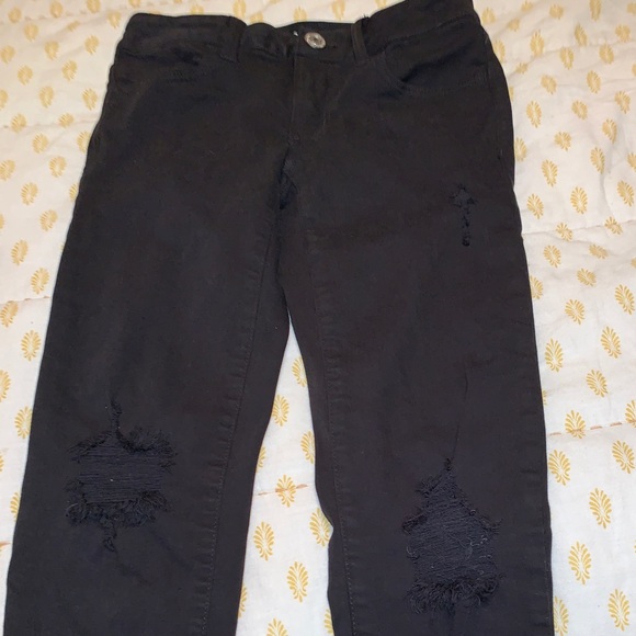 American Eagle Black Jeggings - Picture 1 of 3
